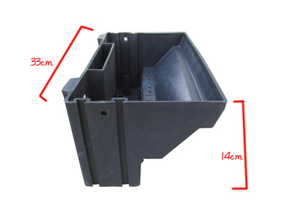 【長方形花墻花盆/立體綠化花盆/墻面綠化花盆】價格,廠家,圖片,花盆、盆景盆,南昌縣東新和平塑料加工廠-